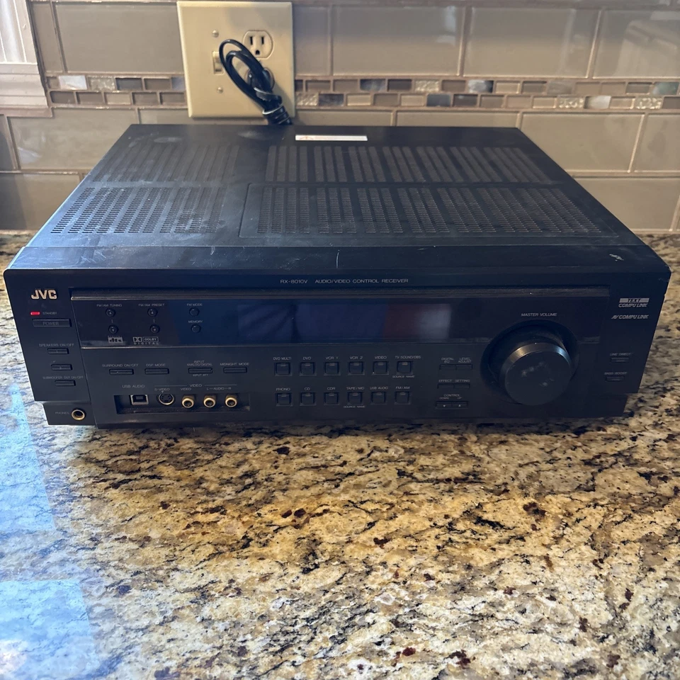 JVC RX-8010v Home Theater Receiver / Stereo Receiver Tested Multi purpose. READ - Image 2 of 4