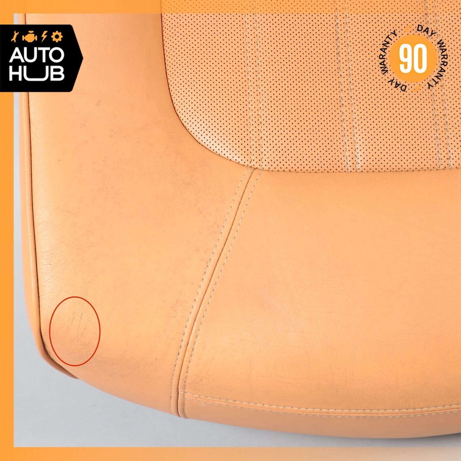 03-08 Maserati Quattroporte M139 Rear Left Side Lower Bottom Seat Cushion Oem