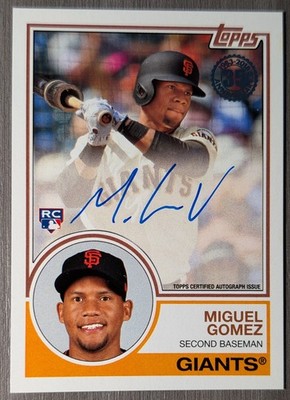 2018 Topps - 1983 Topps Autographs Miguel Gomez #83A-MO Giants