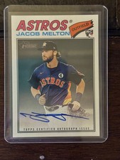 Jacob Melton Autograph Topps 2026 Heritage
