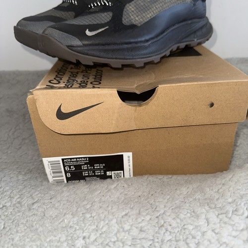 NEW Nike ACG Air Nasu 2 Men's Multi Size Black/Black-Anthracite DC8296-002 - Picture 2 of 9
