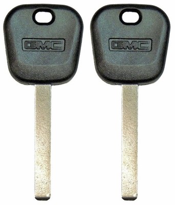 Two Transponder Keys for GMC Sierra, Canyon, Yukon and Terrain B119