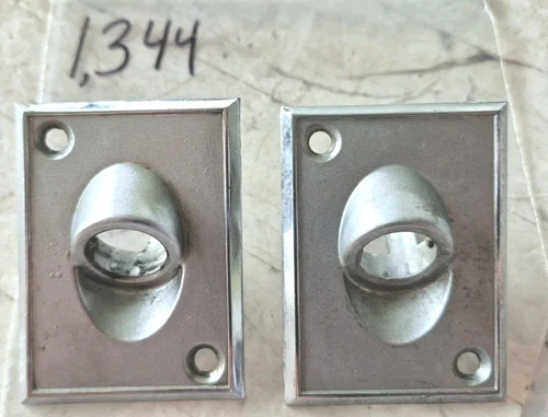 (2)Original 68-82 GM Camaro Sport Firebird(?) Remote Mirror Bezels