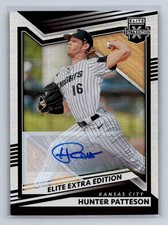 Hunter Patteson 2022 Panini Elite Extra Edition Signatures AU #145