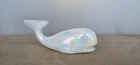 Vintage Fenton Whale Art Glass Pearly Sentiments Mother of Pearl Whale Figurine