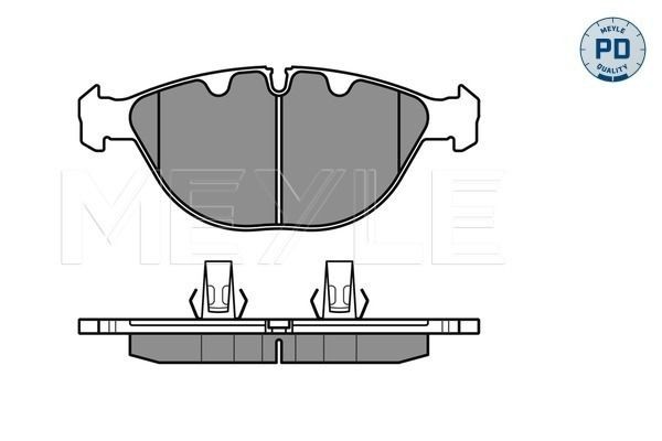 Bremsbelagsatz Scheibenbremse Hinten Meyle 025 235 4314 W FÜR Hyundai KIA-image