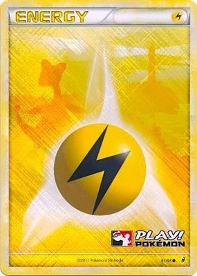 Lightly Played Lightning Energy - 91/95 - Promotional - Crosshatch Holo 2011 Pla