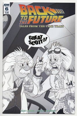 BACK TO THE FUTURE: TALES FROM THE TIME TRAIN 6 - VARIANT COVER (2018) - 9.4