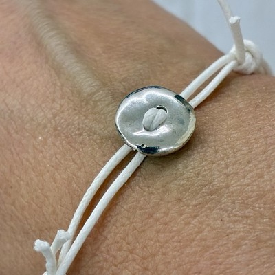 Dodo Pomellato Armband Knopf 925 Silber aus Produktion Unisex Original 
