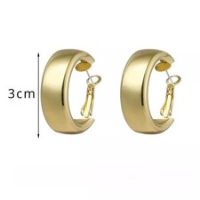 14k Gold Earrings Chunky And Small Hoop Earrings For Women 