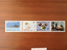 Wallis And Futuna 605-608 Luxe Sans Charni&egrave;re Coco Anguille 2003