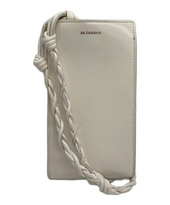 JIL SANDER                    Tangle Small Leather Shoulder Bag white