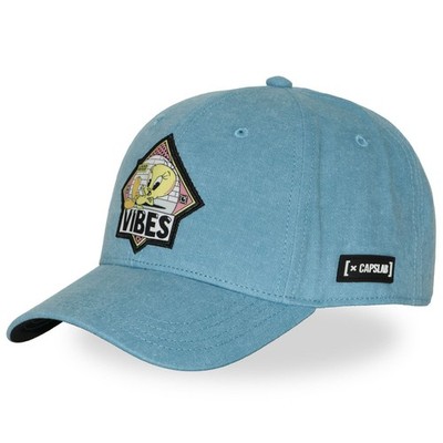 CAPSLAB  X LOONEY TUNES LIFE IS GOOD Premium Curved Cap Basecap Kappe Tweety Neu
