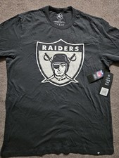 Las Vegas Raiders Throwback NFL '47 Brand Shirt Size L ((EMBROIDERED)) 