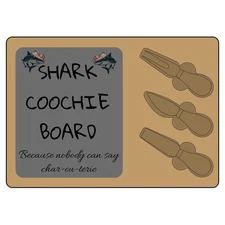 Personalized Shark Coochie Board
