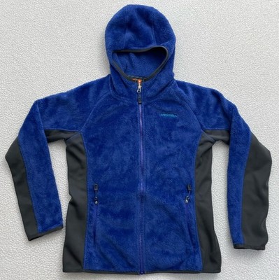 merrell polartec Fleece  Plush Jacket Blue Full Zip Women s Xsmall B16
