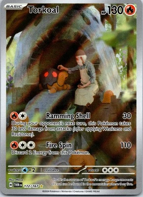 Torkoal Illustration Rare SV06: Twilight Masquerade 172/167 NM - Image 1 of 3