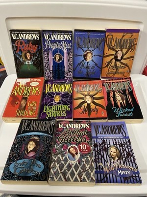 Lot of 11 Paperbacks V.C. Andrews Books (some key holes)