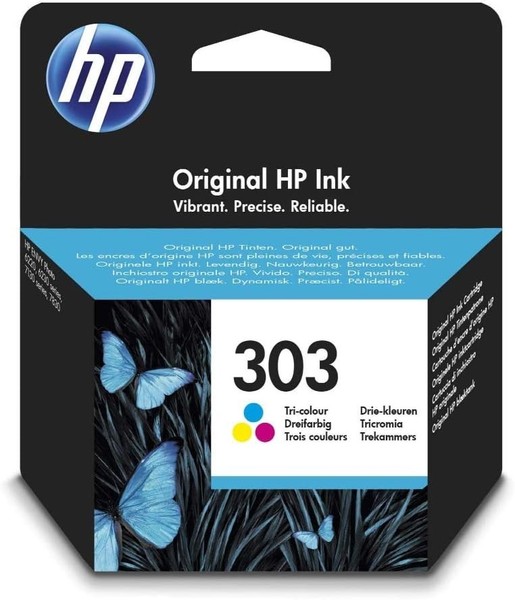 Hp 303 (T6N01AE) Original Druckerpatrone Farbe FüR Hp Envy 6200 Tri Color-image