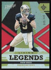 2022 Prestige Living Legends Xtra Points Red /449 Drew Brees #LL-3 Saints