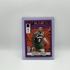 2023-2024 Panini Donruss Damian Lillard #3 Net Marvels Purple Press Proof