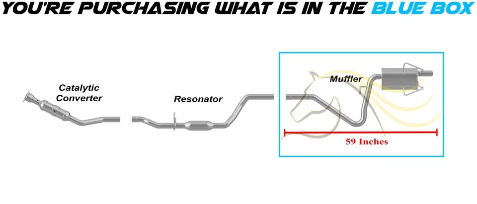Stainless Steel Exhaust Rear Muffler fits: 2009-2020 Dodge Journey 2.4L - Image 3 of 4