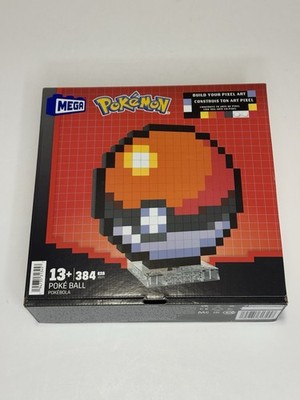MEGA Pokémon Pixel Art Poké Ball 384pcs Set Sealed New In Box Display
