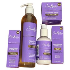 Shea Moisture Nourished  Radiant Skincare Product Set 5pc.