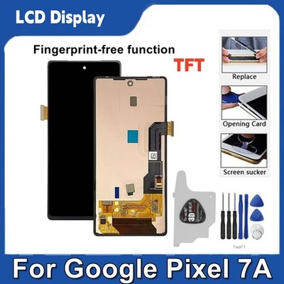 TFT For Google Pixel 7A LCD Display Touch Screen Digitizer +Frame Replacement