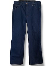 Vtg 80  s USA Sears Roebucks Boot Cut 38x32 Measure 36x31 Jeans Denim Men's