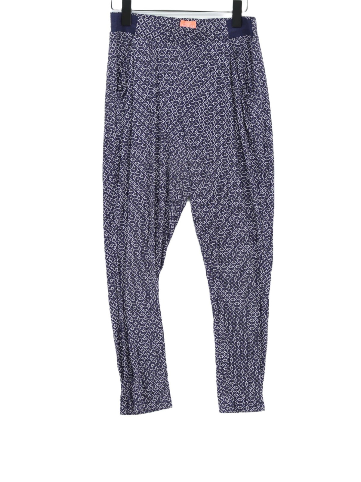 ALTRA Joules Leggings Donna UK 12 Blu 100% Altro Lunghezza Intera