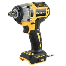For Dewalt 18V 20V Battery Cordless Brushless Wrench Electric Impact Wrench 1/2"
