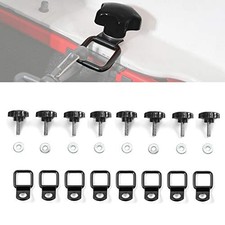 Hard Top Quick Removal Fastener Thumb Roof Screws Bolts Tie Down Anchor Black