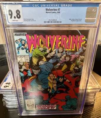 Wolverine #7 (1989) CGC 9.8 WHITE PAGES