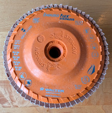 4x Walter Enduro Flex Stainless Steel Spin On Flap Disc