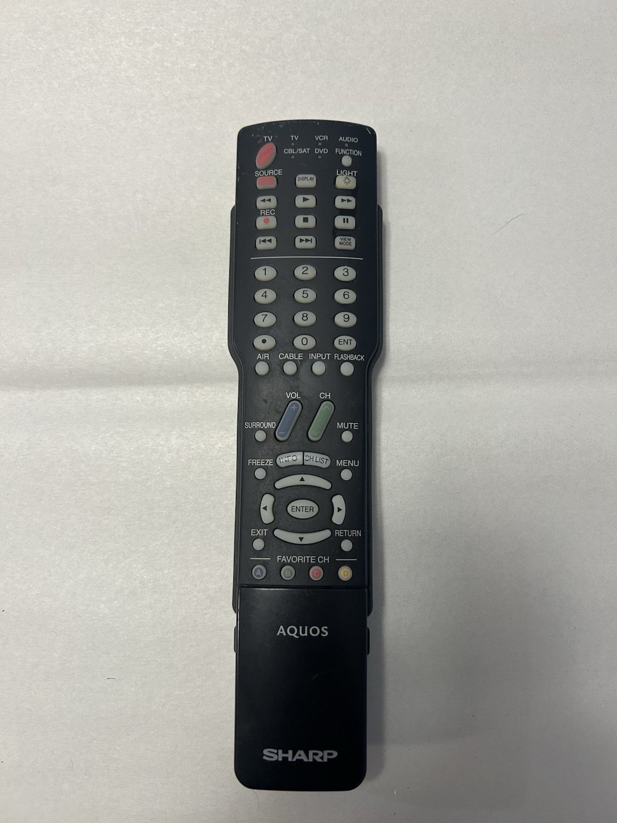 Ga416wjsb Working Oem Sharp Remote Control Tested Clean