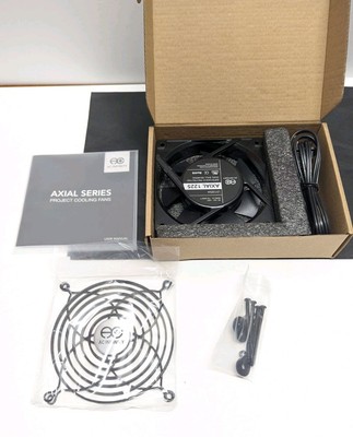 AC Infinity AXIAL 1225, Quiet Muffin Fan, 115V 120V 120mm x 25mm Low