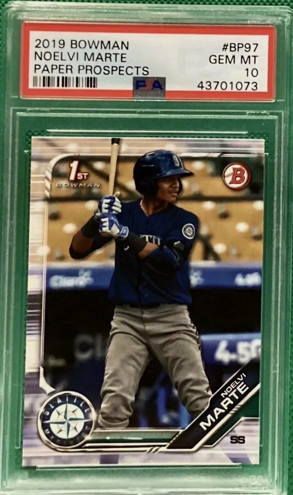 2019 Bowman 1st Noelvi Marte RC PSA 10