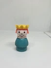 #2 Vintage Fisher Price little people wood turquoise PRINCESS