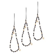 3pcs Beaded Phone Wrist Strap For Phone Case Star Charm Cellphone Lanyard