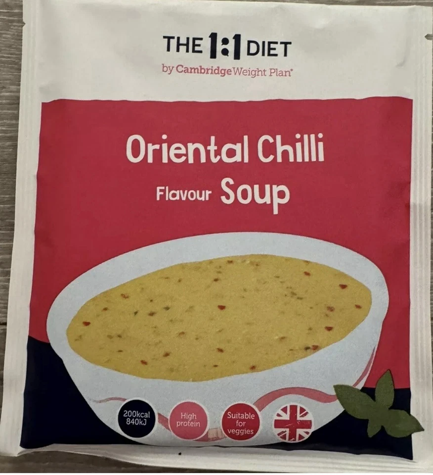CAMBRIDGE DIET 1:1 Diet By CWP Oriental Chilli Soup X14