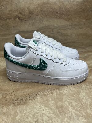 Nike Air Force 1 '07 Essential Green Paisley Women's | eBay