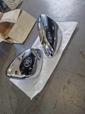 Genuine Fiat TIPO Chrome Mirror Cap Covers Pair 735654638 for sale 