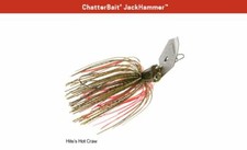 Z-Man ChatterBait JackHammer 3/8 oz - Hite's Hot Craw - Jack Hammer Chatter Bait