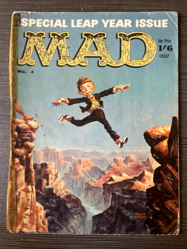 MAD Magazine #53 [#4] (1960) BRITISH EDITION Silver Age EC Comic Book VERY RARE! - Afbeelding 1 van 3