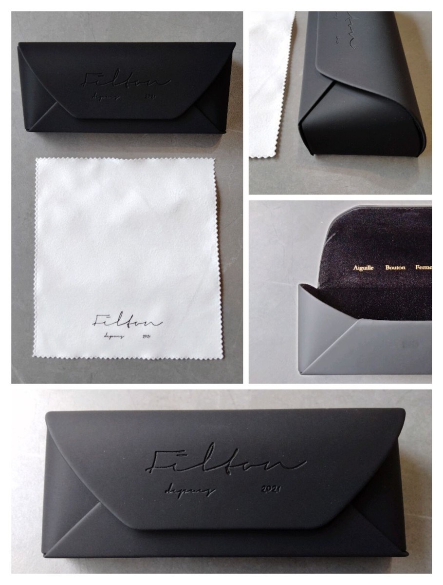 JEAN PHILIPPE JOLY × Filton Couture Eyeglasses Col.1 Black x Light