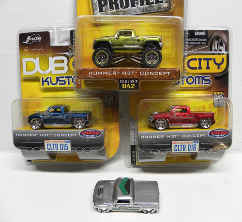 Jada Dub City Kustoms Hummer H3T Concept - 4 cars