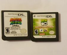Lot of 2 Monsters Vs Aliens & Ben 10 Protector of Earth Nintendo DS Cart Only