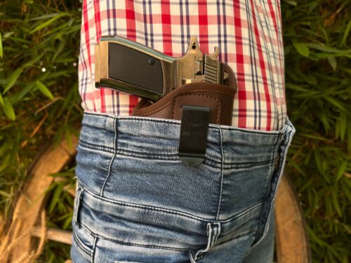 IWB SOFT LEATHER HOLSTER COW BOY HOLSTER 100% GENUINE LEATHER GUN SELLER USA - Picture 2 of 16