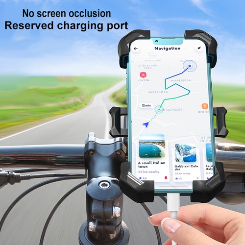 Support téléphone moto verrouillage automatique 100 mph militaire anti-agitation support téléphone vélo US - Photo 8 sur 12